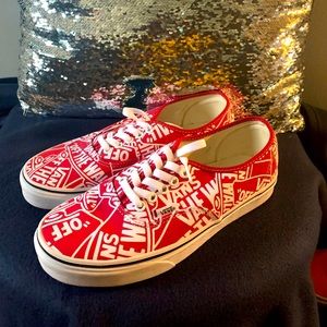 Red & White Vans